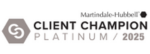 Martindale-Hubbell Client Champion Platinum 2025